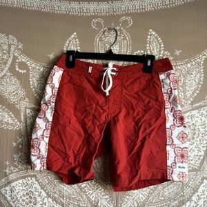 Rhythm Orange Men’s Board Shorts Size 28